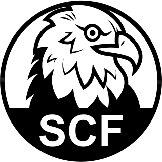 Tippfoot-Teamabzeichen SCF mit Adler-Symbol