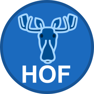 Tippfoot-Teamabzeichen HOF mit Elchkopf-Symbol