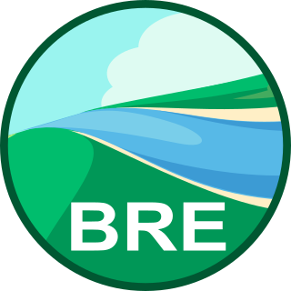 Tippfoot-Teamabzeichen BRE mit Fluss-Symbol