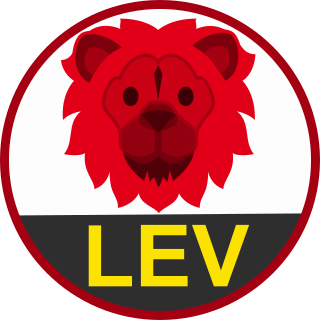 Tippfoot-Teamabzeichen LEV mit Löwen-Symbol