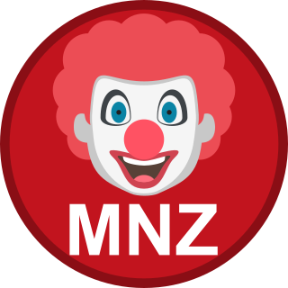 Tippfoot-Teamabzeichen MNZ mit Clown-Symbol