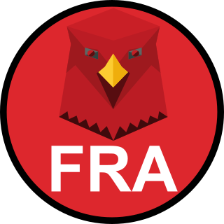 Tippfoot-Teamabzeichen FRA mit Adler-Symbol